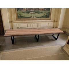 Лавка без спинки Tobi sho Австрия в стиле лофт Topalit Mono Design Атакама черри, 300 см Житомир