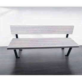 Скамейка в стиле лофт Tobi sho Австрия без подлокотников Topalit Mono Design Винтаж, 100 см