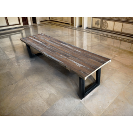 Лавка в стилі лофт Tobi sho Австрія без спинки Topalit Mono Design Маракайбо, 200 см