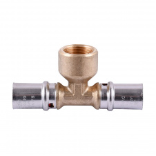 Тройник с внутренней резьбой пресс APE ITALY AP 132 16х1/2″х16