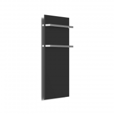 Полотенцесушитель дизайнерский Hybro Onyx S 2M 900x470 электрический, черный сатин