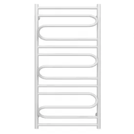 Полотенцесушитель водяной Deffi Вилла 500х1000 нержавеющая сталь, белый, боковое правое подключение