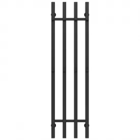 Полотенцесушитель водяной Deffi Split П4 300х1200 нержавеющая сталь, черный, боковое правое подключение