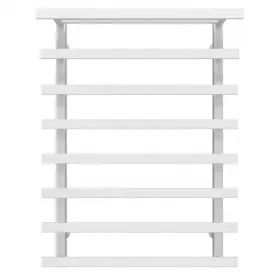 Полотенцесушитель водяной Deffi Agata П8 500x800 нержавеющая сталь белый боковое правое подключение