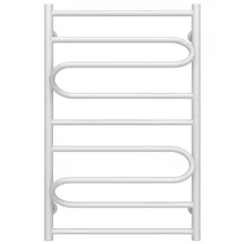Полотенцесушитель водяной Deffi Вилла 500х800 нержавеющая сталь, белый, боковое левое подключение
