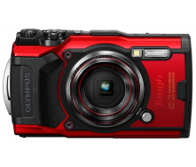 Цифровая камера Olympus TG-6 Red (Waterproof - 15m; GPS; 4K; Wi-Fi) (6500899)