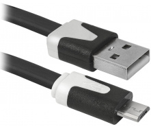 Кабель Defender USB08-03P USB 2.0 AM-MicroBM 1.0m, пакет (87475) (6282556)