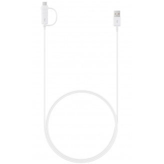 Кабель Samsung EP-DG930DWEGRU Combo (Type-C & MicroUSB) 1.5m White (6580454)