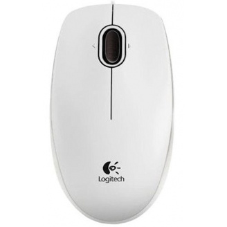 Мышь Logitech Optical Mouse B100 White (6449350)