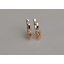 Серебряные серьги Sil с золотом 137s-4 Шампань (Sil-1222) Золотоноша