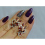 Серебряные серьги Sil с золотыми вставками 151s-10 Гранат (Sil-1084) Ясногородка