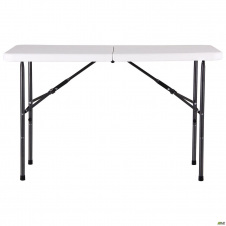 Стіл складаний Рейвон 122х60 см пластик білий