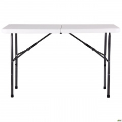 Стіл складаний Рейвон 122х60 см пластик білий Ворожба