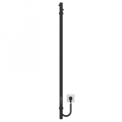 Полотенцесушитель электрический Deffi Chloe 30x1200 нержавеющая сталь, черный, JD04 Новомосковск