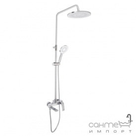 Душевая стойка с изливом Qtap Vlasta New QTVLA111CRM45650 хром