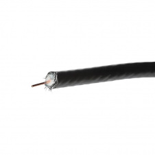 Кабель телевизионный RG-6U FinMark черный (100м/б.)