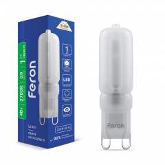 Светодиодная лампа Feron LB-431 4W G9 2700K Братське