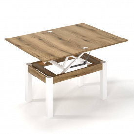 Стол-трансформер Art In Head B-Fly 900x550x600 Дуб Эвок/Белый (TB09101000110)