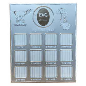 Фоторамка EVG ONIX J7-2 Baby 25 х 30.1 х 1.4 см Silver (6884656)