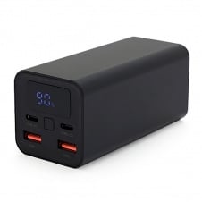 Повербанк Power Bank XO-PB97 20000mAh, Input:(2хType-C), Output:(2хUSB,2хType-C), PD65W for Laptop, plastic, Black