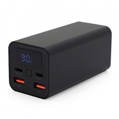 Повербанк Power Bank XO-PB97 20000mAh, Input:(2хType-C), Output:(2хUSB,2хType-C), PD65W for Laptop, plastic, Black Лубны