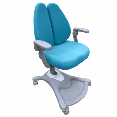 Детское эргономичное кресло с подлокотниками FunDesk Fortuna Blue Чортков