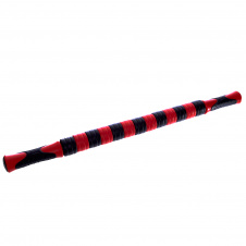 Массажер-палка Pro-Supra Massager Bar MS-07-13 роликовый 13 массажеров Черно-Красный