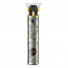 Триммер аккумуляторный для бороды и волос VGR V-097 с LED дисплеем Silver