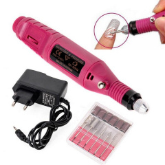 Портативный фрезер-ручка для маникюра ZS 100 20000 об/мин. pink мини фрезер Nail Dryer DM-100 Черкаси