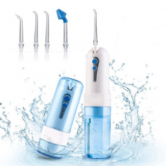 Ирригатор портативный для ухода за полостью рта Power Floss PR40V original Голубой Тернополь