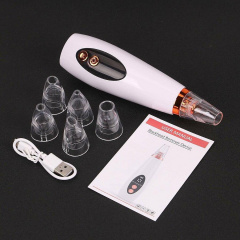 Вакуумный очиститель кожи RIAS Multi-Functional Cleaning 6 насадок White (3_02792) Ровно