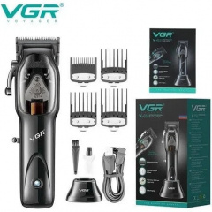 Машинка для стрижки универсальная VGR V-653 профессиональная с подставкой для зарядки (2097774695) Каменка-Днепровская