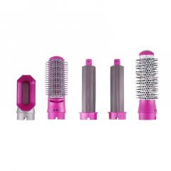 Мультистайлер для волос RIAS Hot Air Styler 5в1в кейсе 1000W Grey/Pink (3_02740) Токмак