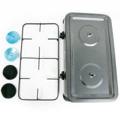 Газовая плита кухонная Domotec MS-6602 на 2 конфорки (1761883897) Ніжин