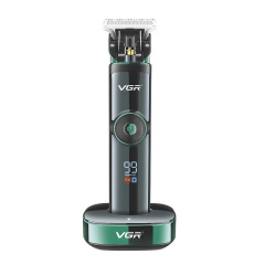 Машинка для стрижки волос VGR V-671 LED-дисплей аккумуляторная 4 насадки 2500mAh 5W Black Ірпінь