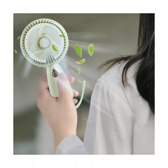 Вентилятор ручной аккумуляторный Mini Fan ZB103 Салатовый Ворожба