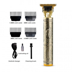 Триммер аккумуляторный для бороды и волос RAF R.430 5W Gold Кривий Ріг