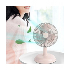 Вентилятор настольный портативный FAN KD197 Simple desktop USB Розовый Дубно
