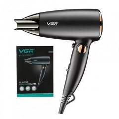 Фен для волос дорожный VGR V-439 складная ручка 1500W Black Александрия