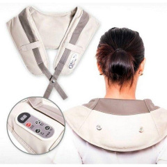 Ударный Вибромассажер для спины плеч и шеи Cervical Massage Shawls Винница
