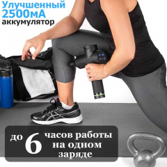 Ручной перкуссионный ударный электромассажер SBT group для тела 30 скоростей Петрове