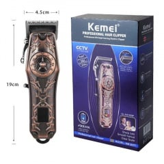 Машинка для стрижки волос Kemei KM-2617 аккумуляторная 5W Bronze (3_02929) Нова Прага
