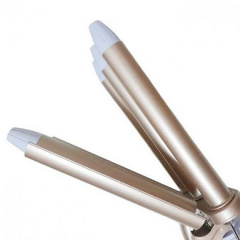 Плойка для завивки волос Geemy GM-2932 на пять волн 17мм 45W White-Gold (3_02993) Владимир-Волынский