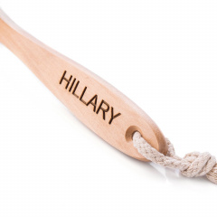 Массажная щетка для сухого массажа сизалевая Hillary Ковель