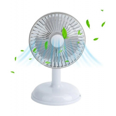 Вентилятор настольный портативный FAN KD197 Simple desktop USB Светло-серый Ирпень