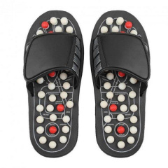 Массажные рефлекторные тапочки RIAS Foot Reflex Black (3_02922) Слов'янськ