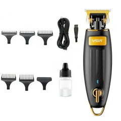 Машинка для стрижки волос VGR V-192 аккумуляторная 5W Black-Gold (3_03021) Михайловка