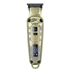 Машинка для стрижки волос VGR V-901 LED-дисплей аккумуляторная 1600mAh 5W Gold (3_05172) Чернігів