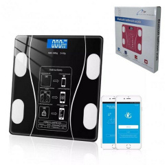 Весы напольные умные RIAS A-8003 Bluetooth до 180 кг Black (3_01548) Токмак