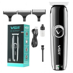 Машинка для стрижки волос VGR V-168 аккумуляторная 5W Silver-Black (3_02924) Жмеринка